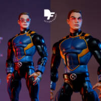 Cyclops (X-Men: Blue) (Marvel Legends) Custom Action Figure