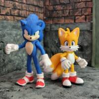 Sonic and tails(movie version) (Sonic) Custom Action Figure
