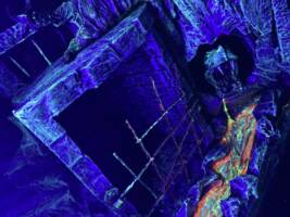 Masters of the Universe Fright Zone diorama (Masters of the Universe) Custom Diorama / Playset [Glowing under blacklight]