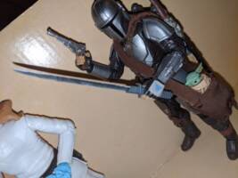 Thrawn and Mando/Grogu (Star Wars) Custom Action Figure [Side view]