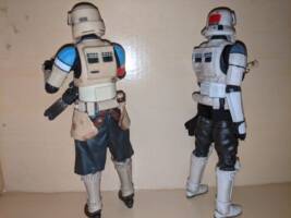 Scarif and tank trooper (Star Wars) Custom Action Figure [Back view]