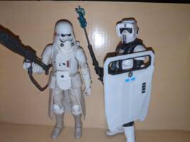 Scout and Flame trooper (Star Wars) Custom Action Figure