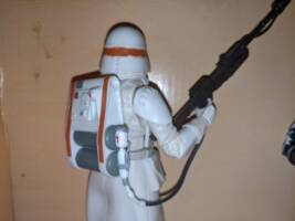 Scout and Flame trooper (Star Wars) Custom Action Figure [Back detail]