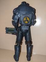Enclave power armor soldier (Fallout) Custom Action Figure [Back view]