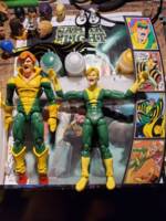 Banshee (Marvel Legends) Custom Action Figure [next to who he is replacing]