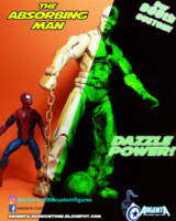 the Absorbing Man - Dazzle Power glow in the dark 12 inch - custom 900th! (Marvel Legends) Custom Action Figure