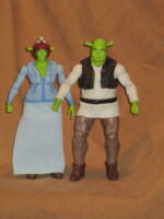 Shrek and Fiona (Movie Maniacs) Custom Action Figure