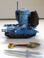 DST-4BL00 “Blue Boy” - Service Droid (Star Wars) Custom Action Figure [Left View]