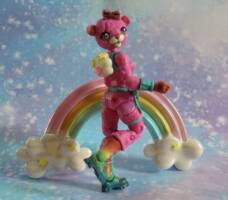 Cheer Bear (Care Bears) (Care-Bears) Custom Action Figure [Care Bears Cheer Bear]