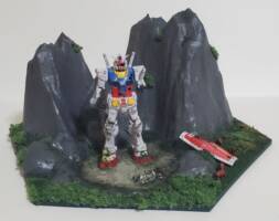 Destroyed Gundam (Gundam) Custom Diorama / Playset