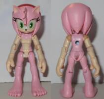 Amy Rose nude Buck (Sonic) Custom Action Figure