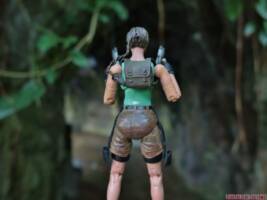 Lara Croft (Tomb Raider) Custom Action Figure [Lara Croft custom action figure back]