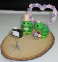 Wedding Turtles (Caricatures) Custom Diorama / Playset
