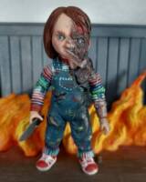 Neca chucky series melted (Horror) Custom Action Figure