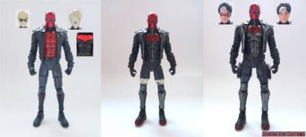 Red Hood (Batman) Custom Action Figure [Red Hood custom action figure before and after]