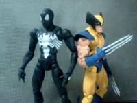 black spider man (Marvel Legends) Custom Action Figure