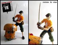 6" TK Tomorrow Kings with severed bothead (Pulp Characters) Custom Action Figure