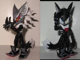 Infinite (with swapping heads) (Sonic) Custom Action Figure