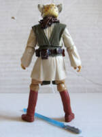 Pando Dell – Trianii Jedi (Star Wars Clone Wars) Custom Action Figure [Rear View]