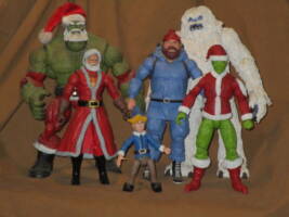 Santa Grinch (Misc) Custom Action Figure