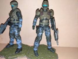 Halo Infinite Urban camo marines (Halo) Custom Action Figure [Right side view]