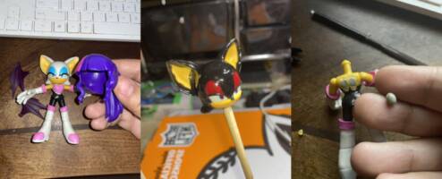 ~Sonic OC: Zania the Black Panther (Sonic) Custom Action Figure [WIP Pics!]
