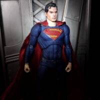 Superman Black Adam movie head for Mafex (DC Universe) Custom Action Figure