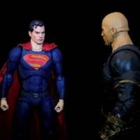 Superman Black Adam movie head for Mafex (DC Universe) Custom Action Figure
