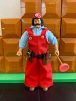 Lou Albano as Mario (Super Mario Bros) Custom Action Figure