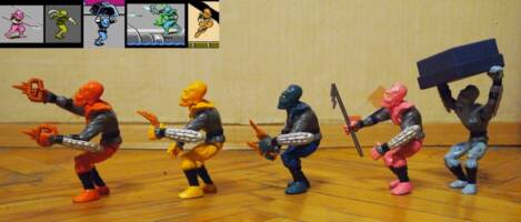 NES Foot Soldiers (Teenage Mutant Ninja Turtles) Custom Action Figure