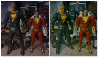 McFarlane Black Adam resized scale to 6" (DC Multiverse) Custom Action Figure