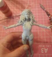 Scarlet witch (updated as finished figure) (Marvel Legends) Custom Action Figure