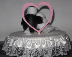 Bird themed Wedding Cake Topper (Self Customs) Custom Diorama / Playset