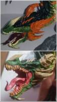 MCFARLANE'S DRAGONS SERIES 8: SYBARIS BERSERKER CLAN - repaint (Misc) Custom Statue / Bust [Face close-up]