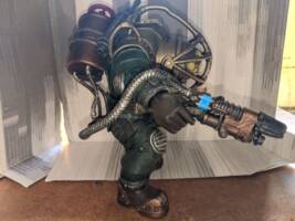 BioShock Big Daddy Bouncer (Bioshock) Custom Action Figure [Right side view]