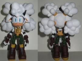 Lanolin the Sheep (Sonic) Custom Action Figure