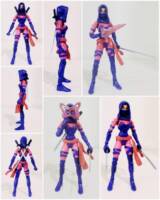 Psylocke (kwannon) (X-Men) Custom Action Figure