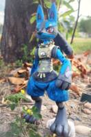 Lucario & Riolu Repaints (Pokemon) Custom Action Figure [Lucario]