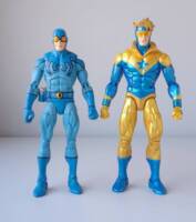 Blue and Gold: Blue Beetle and Booster Gold (JLA) (DC Multiverse) Custom Action Figure