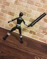 Cyra the Black Ranger (Power Rangers) Custom Action Figure