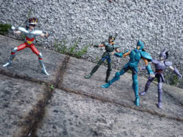 Noctua, Antinous and Turdus (Saint Seiya) Custom Action Figure