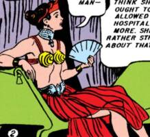 Golden Age Hippolyta (WWE) Custom Action Figure [Hippolyta as she appears in All Stars #8]