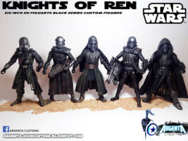 The Knights of Ren 6" Black Series (Star Wars) Custom Action Figure