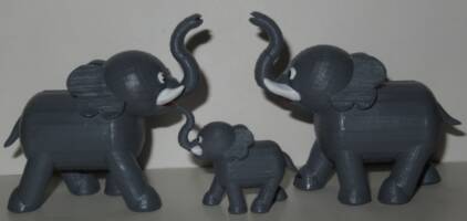 Gift Elephants (Misc) Custom Miniature / Figurine