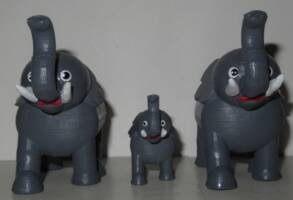 Gift Elephants (Misc) Custom Miniature / Figurine