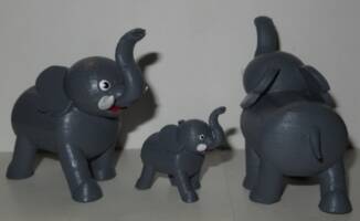 Gift Elephants (Misc) Custom Miniature / Figurine