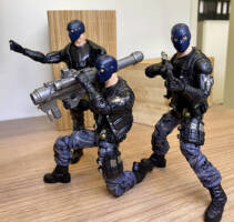 Iron Grenadiers of DESTRO (G.I. Joe Classified) Custom Action Figure [In battlefield...]