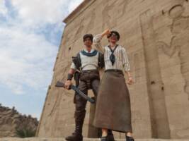 Rick O'Connell (Mummy) Custom Action Figure [Rick O'Connell custom action figure with Evie action figure]