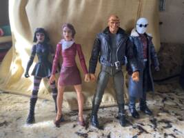Doom Patrol!  Robotman! Elasti-girl! Negative Man! Crazy Jane! (Doom Patrol) Custom Action Figure