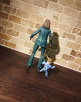 Julie Jackam and Josh (Flash) Custom Action Figure